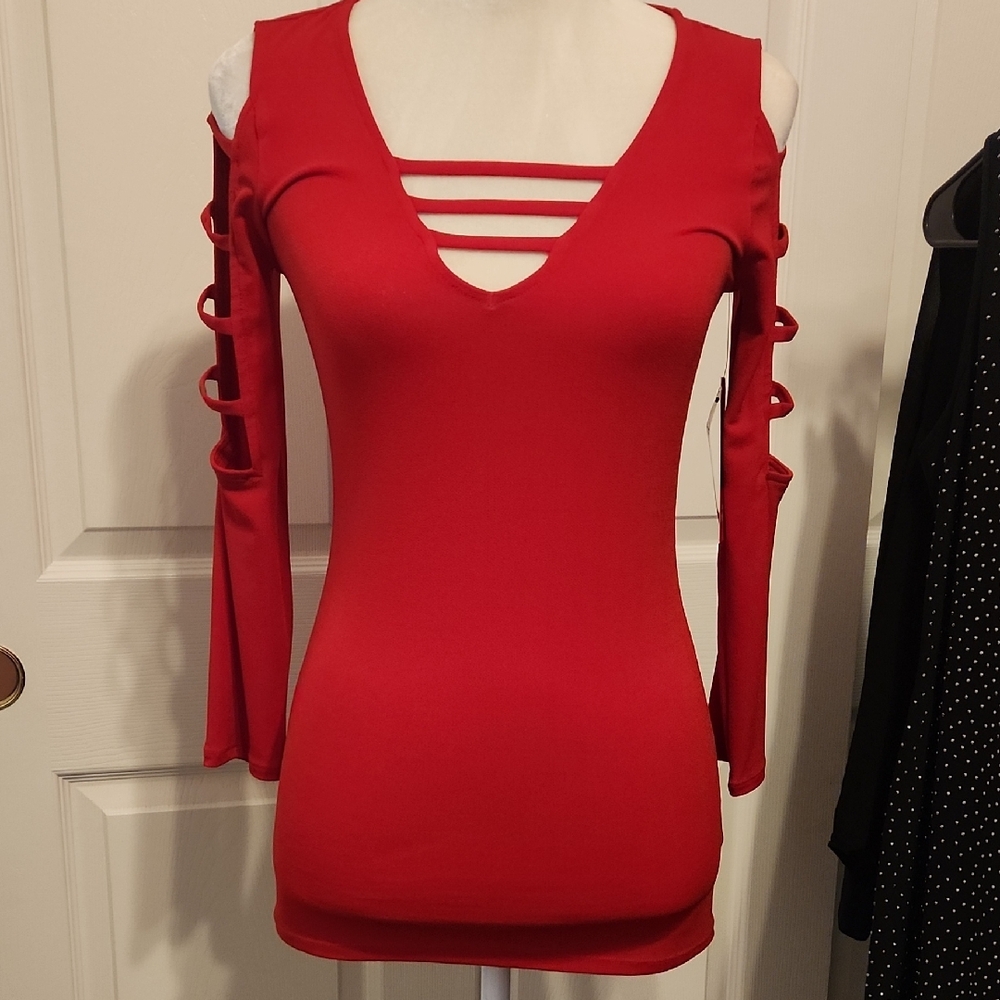 Cold Shoulder, Strappy Top